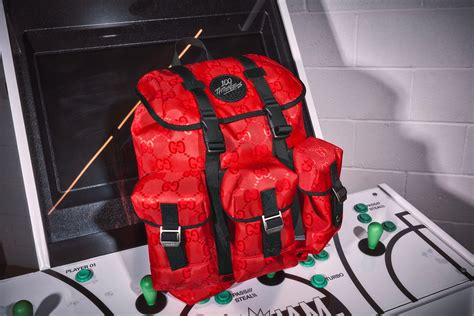 100 thieves gucci backpack price|Gucci backpack red.